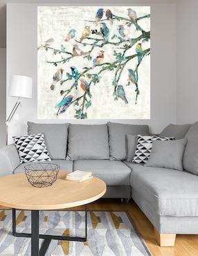 Cuadro decorativo Alas de Primavera I técnica mixta Cuadros Jr Aves Silvestres