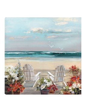 Cuadro decorativo Brisamarina de Verano técnica mixta Cuadros Jr Playas
