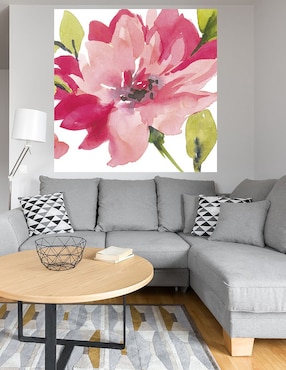Cuadro decorativo Flor Carmesí II técnica mixta Cuadros Jr Floración