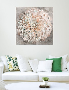 Cuadro decorativo Confeti dahlia técnica mixta Cuadros Jr Floración