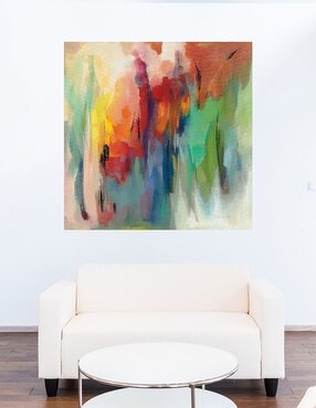 Cuadro decorativo Arcoiris de marzo técnica mixta Cuadros Jr Colores