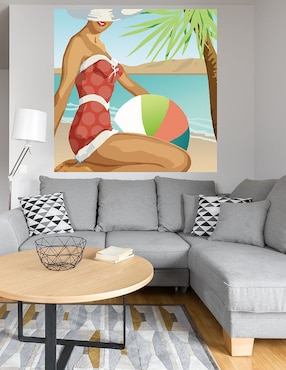 Cuadro decorativo Belleza de Playa I técnica mixta Cuadros Jr Playas