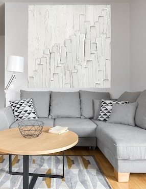 Cuadro decorativo Escalera gris técnica mixta Cuadros Jr Formas
