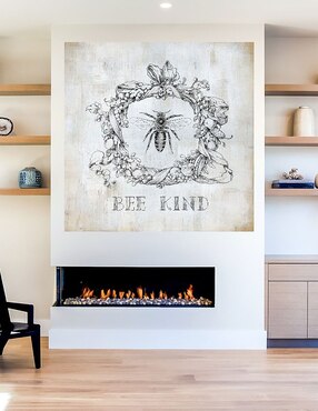 Cuadro decorativo Abeja II técnica mixta Cuadros Jr Animales Domésticos