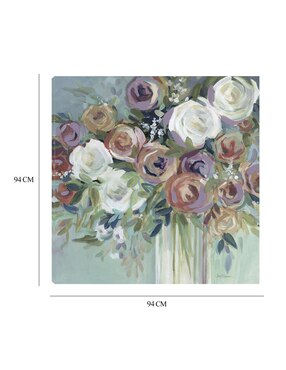 Cuadro decorativo Bouquet Confeti II técnica mixta Cuadros Jr Floreros