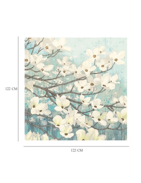 Cuadro decorativo Flor de Cornejo II técnica mixta Cuadros Jr Floración