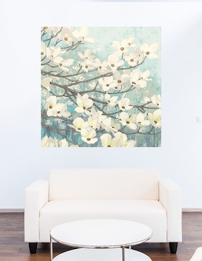 Cuadro decorativo Flor de Cornejo II técnica mixta Cuadros Jr Floración