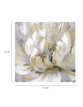 Cuadro decorativo Estallido de oro de primavera técnica mixta Cuadros Jr Floración