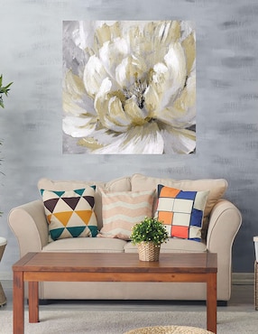 Cuadro decorativo Estallido de oro de primavera técnica mixta Cuadros Jr Floración