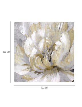 Cuadro decorativo Estallido de oro de primavera técnica mixta Cuadros Jr Floración