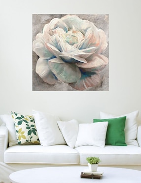 Cuadro decorativo Confeti Peonia técnica mixta Cuadros Jr Floración