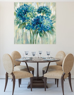 Cuadro decorativo Estallido de hortensias técnica mixta Cuadros Jr Floración