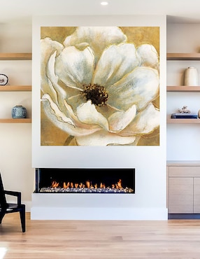Cuadro decorativo Esplendor dorado I técnica mixta Cuadros Jr Floración