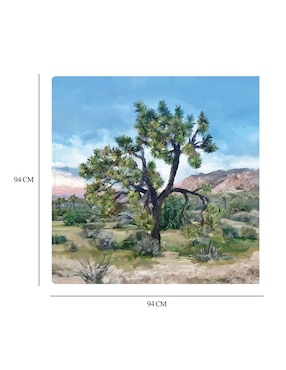 Cuadro decorativo Árbol de Joshua técnica mixta Cuadros Jr Árboles