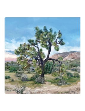 Cuadro decorativo Árbol de Joshua técnica mixta Cuadros Jr Árboles