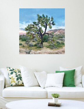 Cuadro decorativo Árbol de Joshua técnica mixta Cuadros Jr Árboles