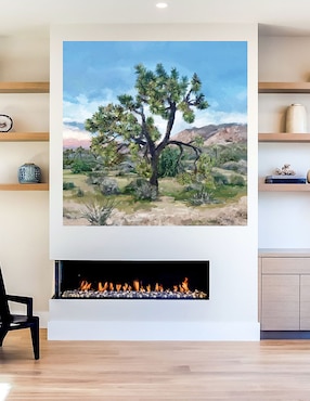 Cuadro decorativo Árbol de Joshua técnica mixta Cuadros Jr Árboles