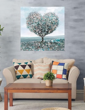Cuadro decorativo Árbol de amor técnica mixta Cuadros Jr Árboles