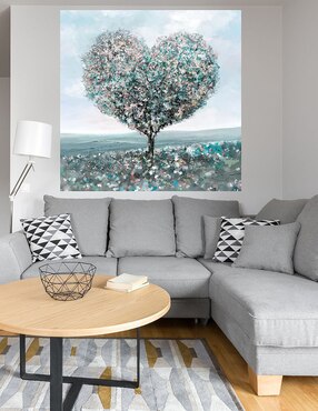 Cuadro decorativo Árbol de amor técnica mixta Cuadros Jr Árboles