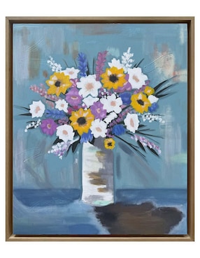 Pintura Un Florero técnica acrílico Lune Art Gallery