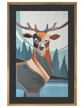 Pintura Venado técnica acrílico Lune Art Gallery AnimalArt