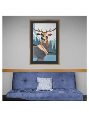 Pintura Venado técnica acrílico Lune Art Gallery AnimalArt