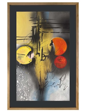 Pintura Eclipse técnica acrílico Lune Art Gallery