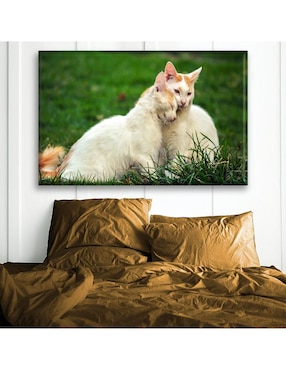 Cuadro decorativo Industria Grafica Ciento 23 Gatos enamorados