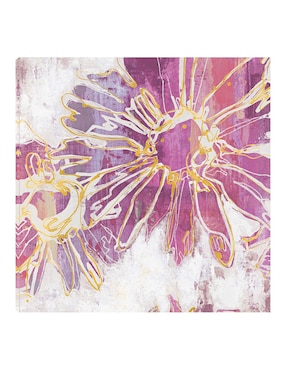 Cuadro decorativo Patada floral I técnica mixta Cuadros Jr Floración
