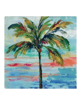 Cuadro decorativo Palma californiana II técnica mixta Cuadros Jr Trópico