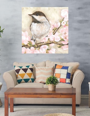 Cuadro decorativo Pájaro dulce técnica mixta Cuadros Jr Aves Silvestres