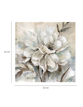 Cuadro decorativo Florecer neutral I técnica mixta Cuadros Jr Floración