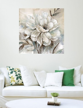 Cuadro decorativo Florecer neutral I técnica mixta Cuadros Jr Floración