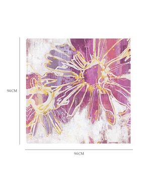 Cuadro decorativo Patada floral I técnica mixta Cuadros Jr Floración