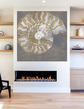Cuadro decorativo Nautilo I técnica mixta Cuadros Jr Animales Marinos