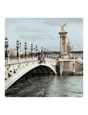 Cuadro decorativo París 12 técnica mixta Cuadros Jr Puentes