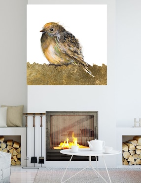 Cuadro decorativo Pájaro de oro técnica mixta Cuadros Jr Aves Silvestres