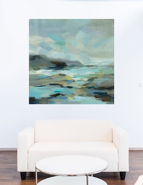 Cuadro decorativo Laguna azul técnica mixta Cuadros Jr Lagunas