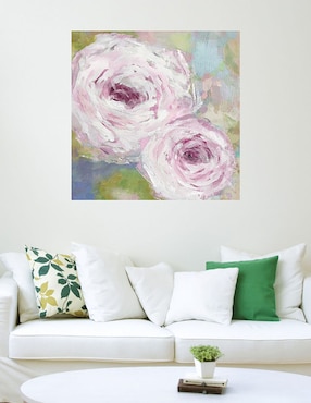 Cuadro decorativo Neblina floral técnica mixta Cuadros Jr Floración