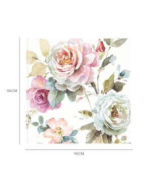 Cuadro decorativo Hermoso romance V técnica mixta Cuadros Jr Arreglo Floral