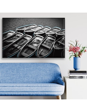 Cuadro decorativo Industria Grafica Ciento 23 Botes con detalles