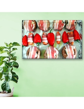 Cuadro decorativo Industria Grafica Ciento 23 Rollitos de tocino