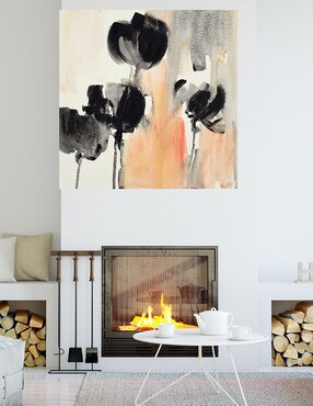 Cuadro decorativo Tulipanes sonrojados II técnica mixta Cuadros Jr Floración