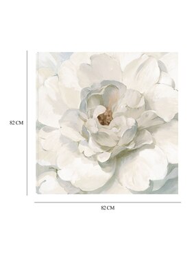 Cuadro decorativo Peonía neutral técnica mixta Cuadros Jr Floración