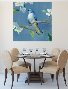 Cuadro decorativo Primavera en el vecindario III técnica mixta Cuadros Jr Aves Silvestres