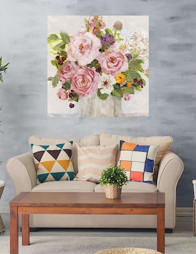 Cuadro decorativo Ruborisarse I técnica mixta Cuadros Jr Floral