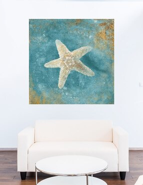 Cuadro decorativo Tesoros del Mar IV técnica mixta Cuadros Jr Animales Marinos
