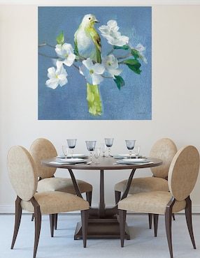 Cuadro decorativo Primavera en el vecindario II técnica mixta Cuadros Jr Aves Silvestres