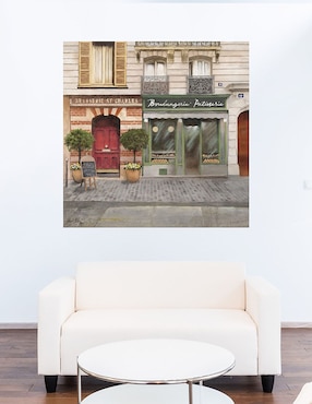 Cuadro decorativo Tienda francesa I técnica mixta Cuadros Jr Lugares