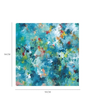 Cuadro decorativo Selva técnica mixta Cuadros Jr Colores